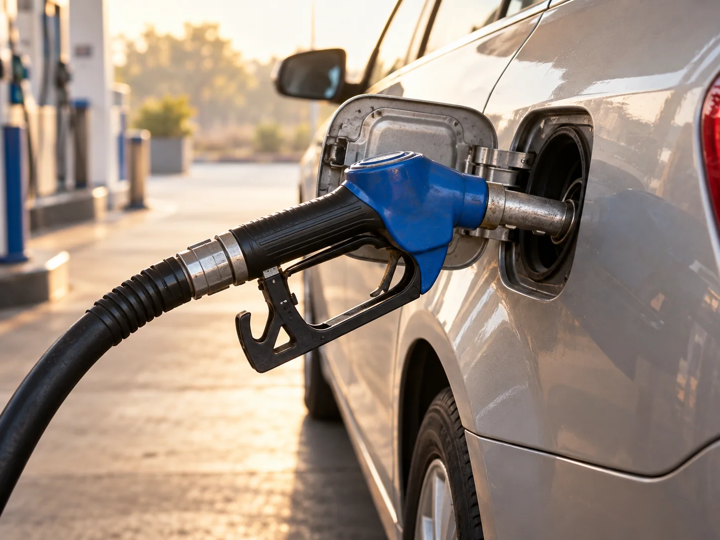 AI-generated conceptual illustration for the lesson: Driver Wants Lower Tax on Fuel