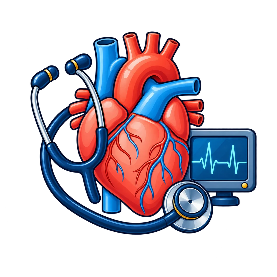 Cardiology English: illustration from the revised learner book.