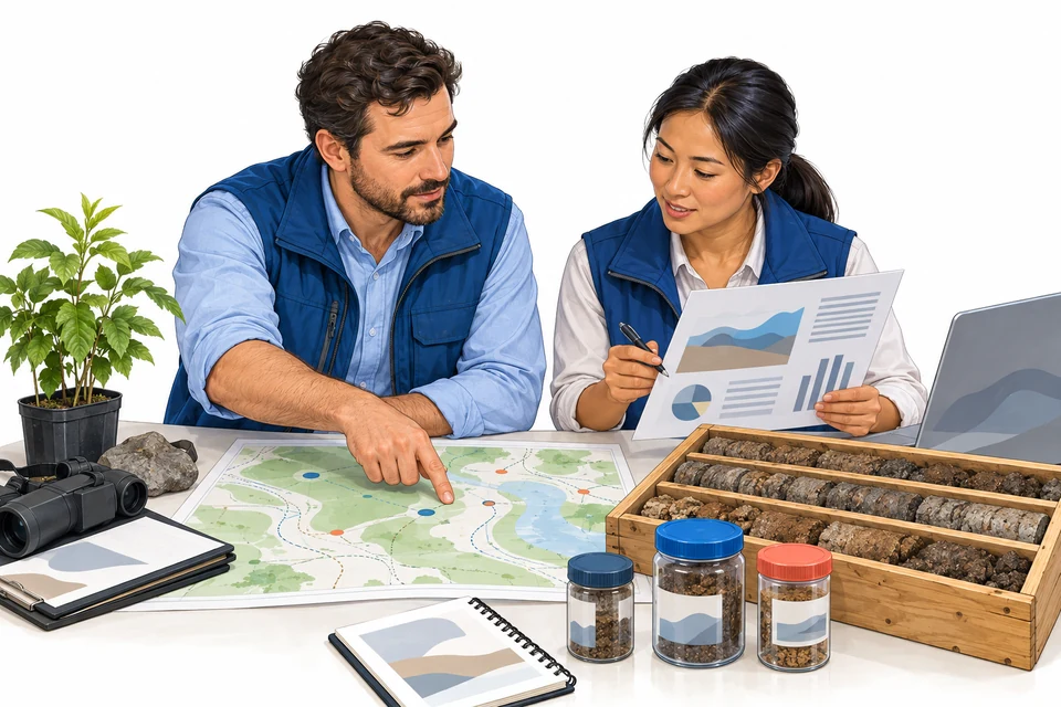Environmental Consulting English: illustration from the revised learner book.