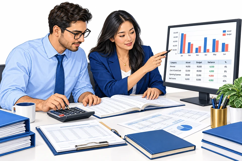 Finance English: illustration from the revised learner book.