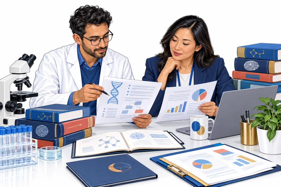 Higher Education and Research English: illustration from the revised learner book.