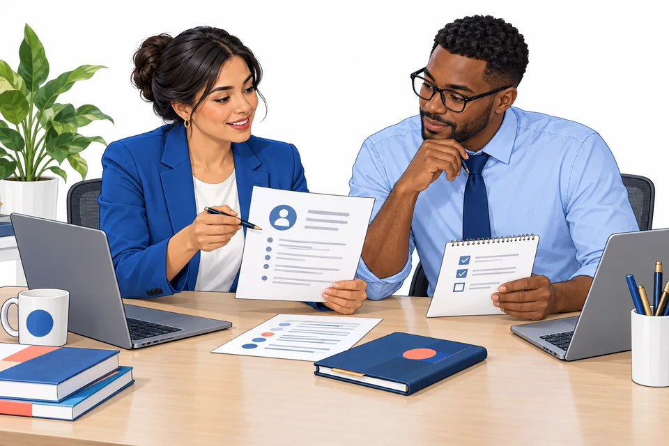 Human Resources English: illustration from the revised learner book.