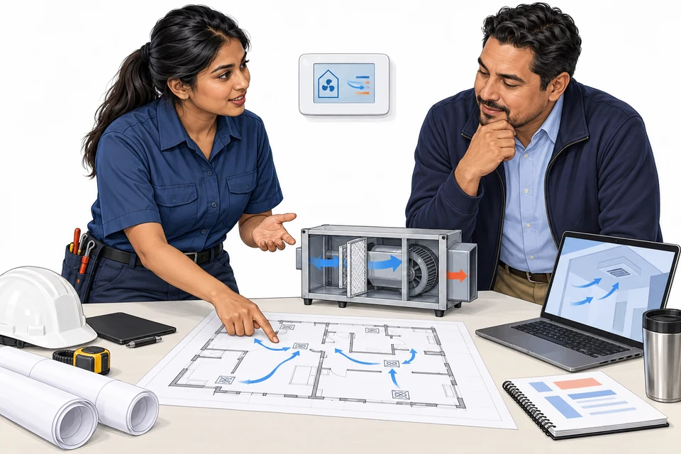 HVAC & Refrigeration English: illustration from the revised learner book.
