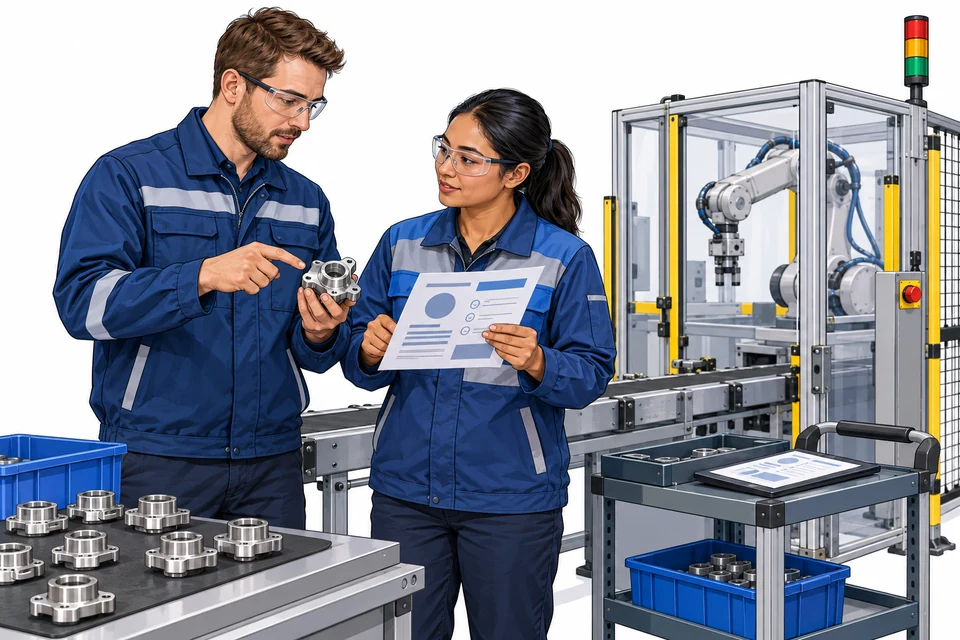 Manufacturing English: illustration from the revised learner book.